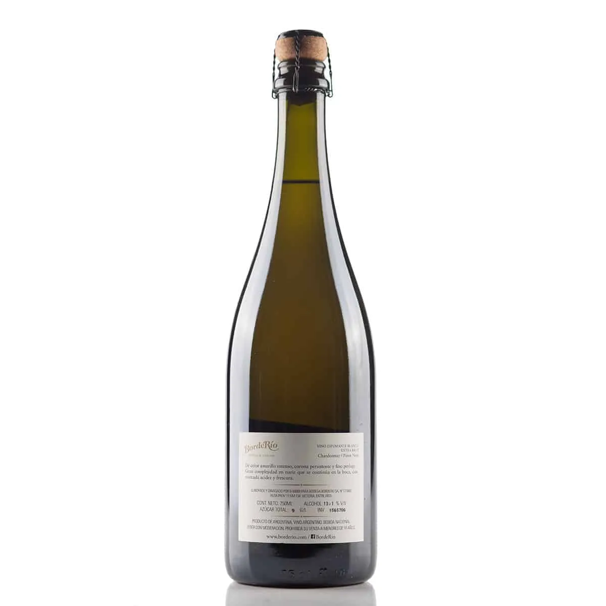 Vino Espumante BordeRío Extra Brut - Chardonnay / Pinot Noir