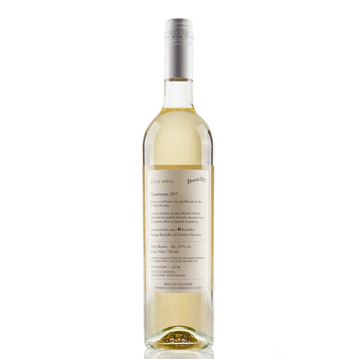 Vino BordeRío Injusto Chardonnay 2017