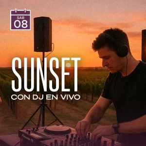 Sunset con DJ en vivo