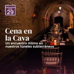 Cena en la cava Subterránea
