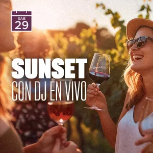 Sunset con DJ en vivo