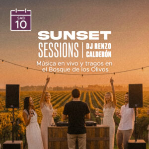 Sunset con DJ en vivo