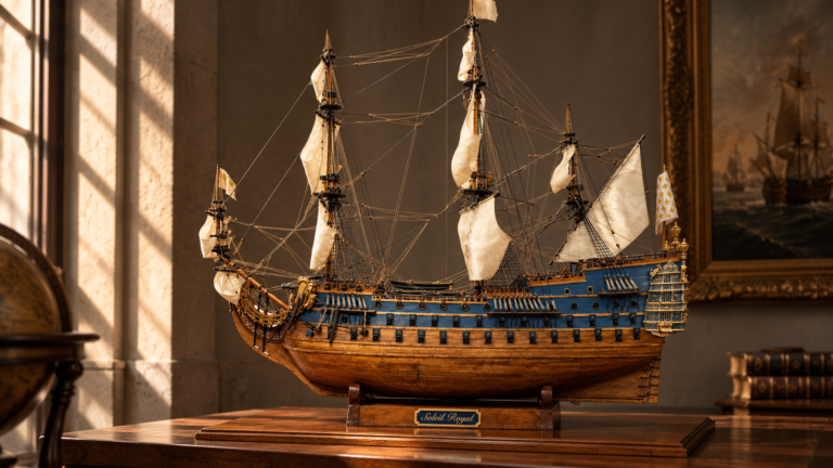 Museo BordeRío 2 Maqueta del Soleil Royal en museo